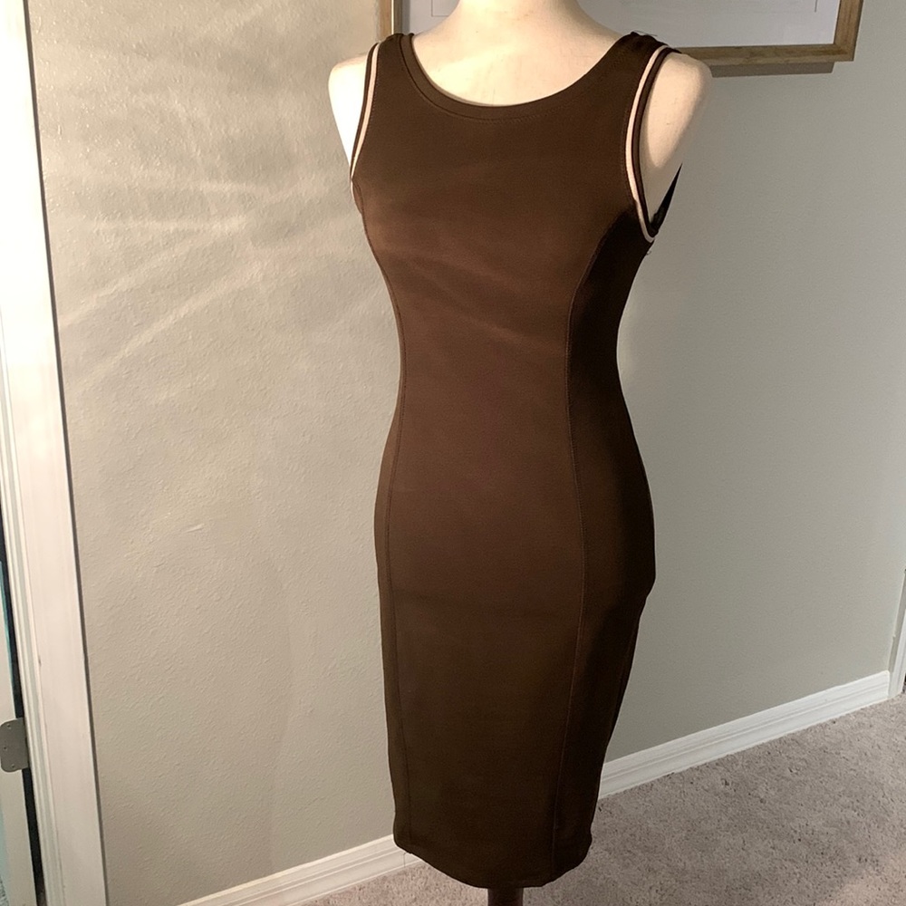 Brown tank top dress